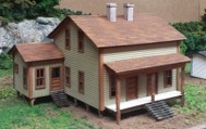 CLIFFTOP DOUBLE HOUSE - HO SCALE