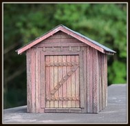 STORAGE SHED - O SCALE