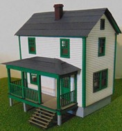 N&W SECTION FOREMAN'S HOUSE #2 - HO SCALE