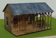 Passenger Shelter O Scale